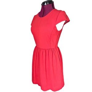 Madewell - Heavyweight Short Sleeve Terracotta Crewneck Dress - Size M